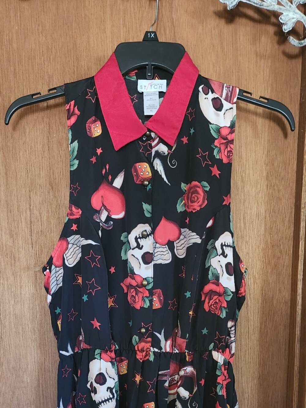 Skull rose dress
